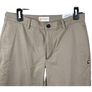 Dennis School Uniform Khaki Mens Pants Style 078500 M30U NWT 30xUnhemmed